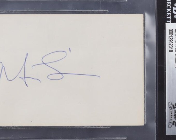 Miro Sorvino Authentic Signed 8x10 Photo W/ Beckett BAS Encased COA - Sound Of Freedom