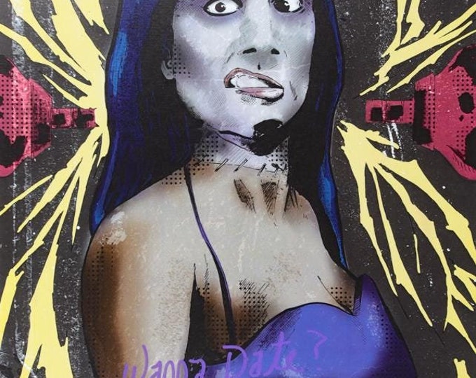 Patty Mullen Signed "Frankenhooker" 11x17 Photo Inscribed "Wanna Date?" & "Love Always" W/ JSA Authentication