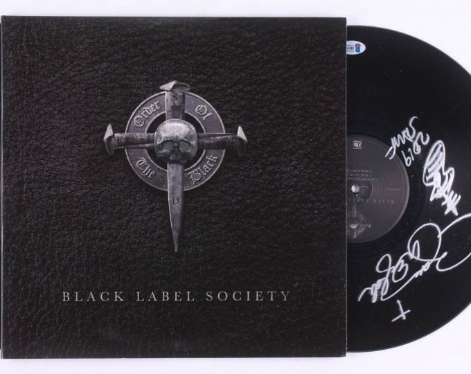 Zakk Wylde Authentic Signed Double LP W/ Beckett Authentication - Black Label Society