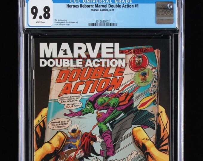 Issue #1 Heroes Reborn: Marvel Double Action Marvel Comic Book - Graded (CGC) 9.8