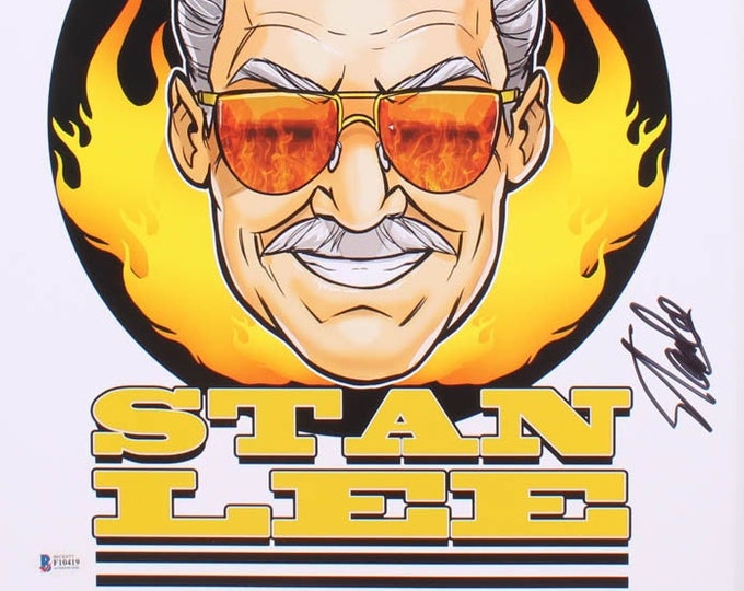 Stan Lee 13x19 Authentic Signed Photo - The Roast Of Stan Lee - W/ Beckett COA
