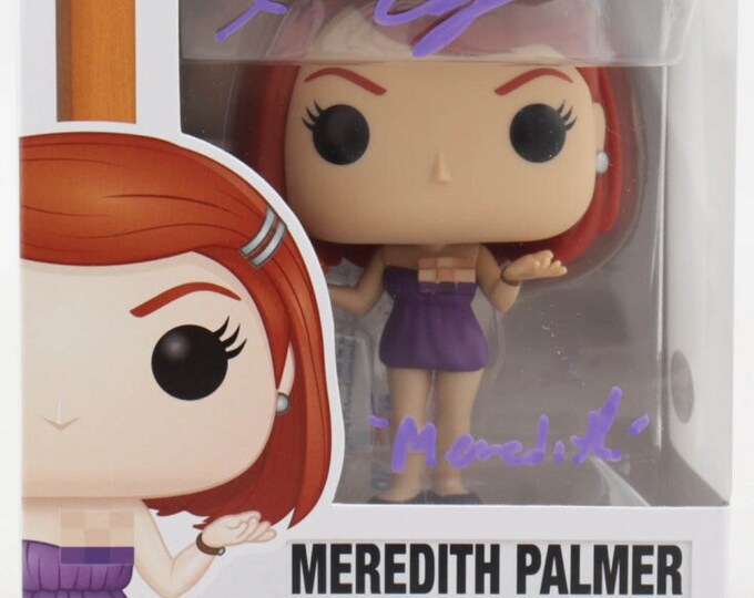 Kate Flannery Authentic Signed Funko Pop W/ PSA COA - Meredith Palmer - The Office