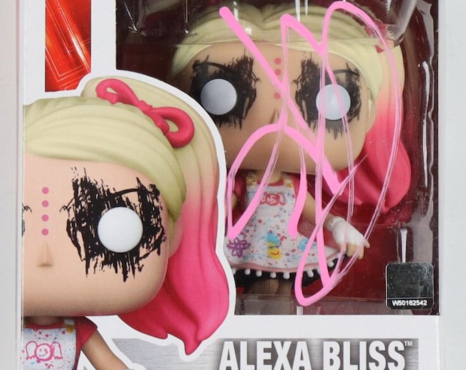 Alexa Bliss Authentic Signed Funko Pop #107 WWE W/ Beckett COA
