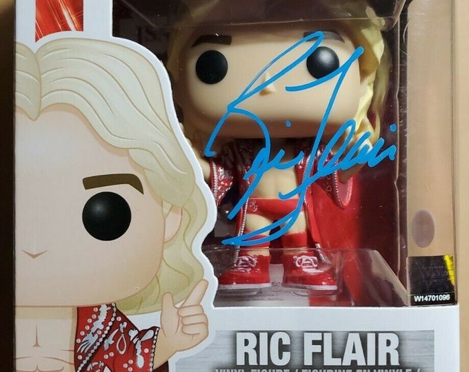 Ric Flair #63 Signed Funko Pop W/ JSA Authentication - wcw - nwa - wwe - wwf