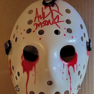 Ari Lehman Authentic Signed Hockey Murder Mask W/ Beckett COA - OG Jason Voorhees Friday 13th