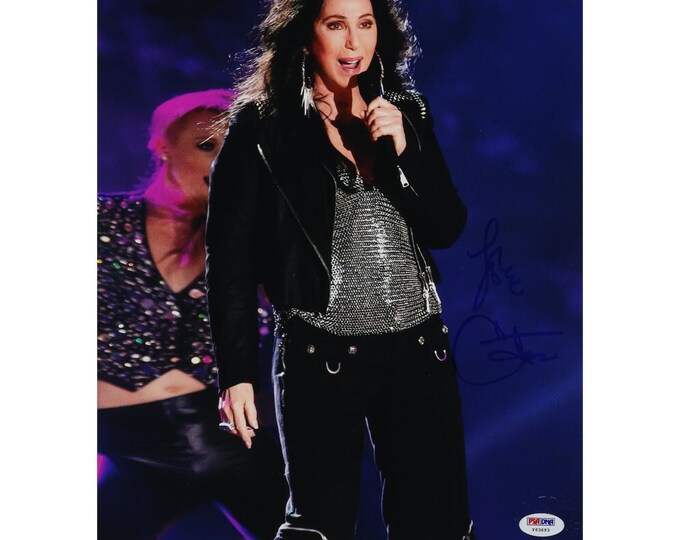 Cher Authentic Signed 11x14 Photograph + 3rd Party PSA Authentication