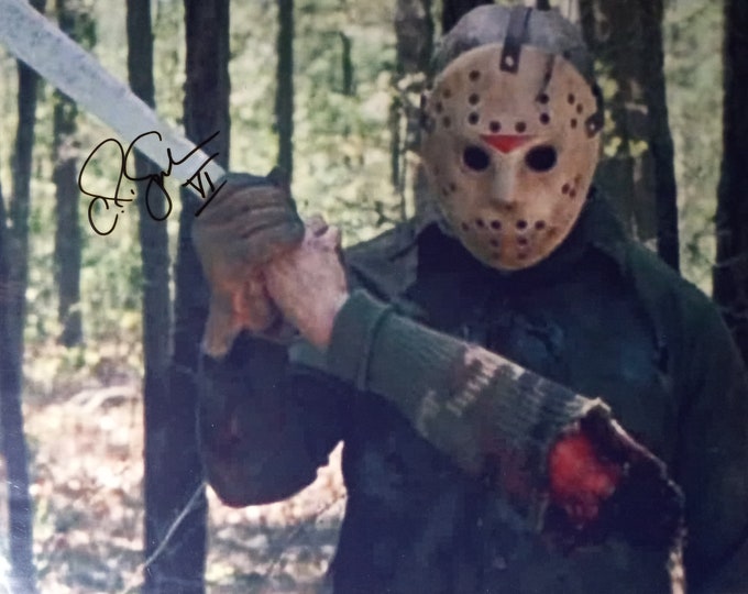 CJ Graham 8.5x11 Authentic Signed Photo W/ A1COA Authentication - Friday The 13th - Jason