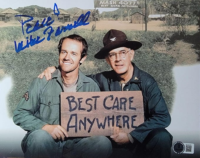 Mike Farrell Authentic Signed 8x10 Photo W/ Beckett COA - M.A.S.H.