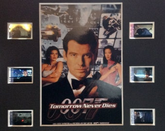 Tomorrow Never Dies 8x10 Original Frame Ready Film Cell Display W/ COA - Pierce Brosnan - James Bond 007