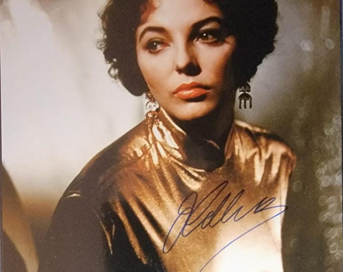 Joan Collins Authentic Signed 8x10 Photo W/ Beckett BAS COA
