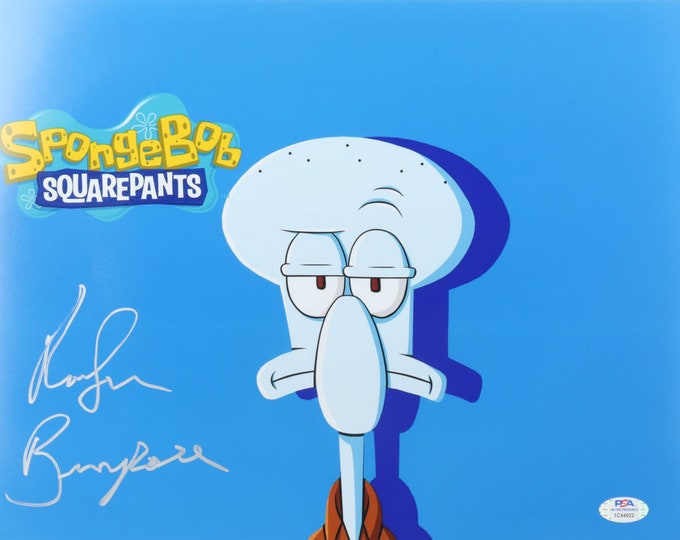 Roger Bumpass 11x14 Authentic Signed Photo W/ PSA COA - Sponge Bob Square Pants - Squidward Tentacles