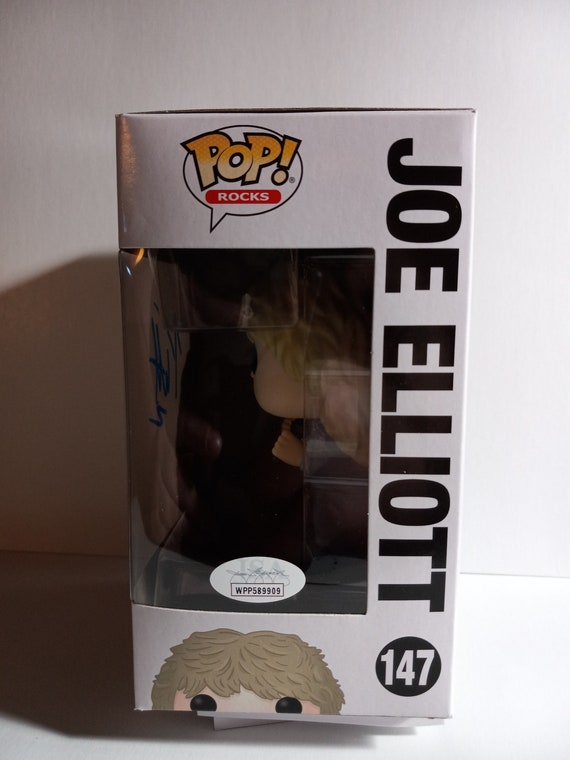 Joe Elliott Authentic Signed Funko Pop #147 W/ JSA COA - Def