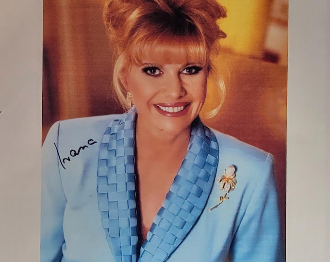 Ivana Trump Authentic Signed 8.5x11 Photo/Print W/ JSA COA