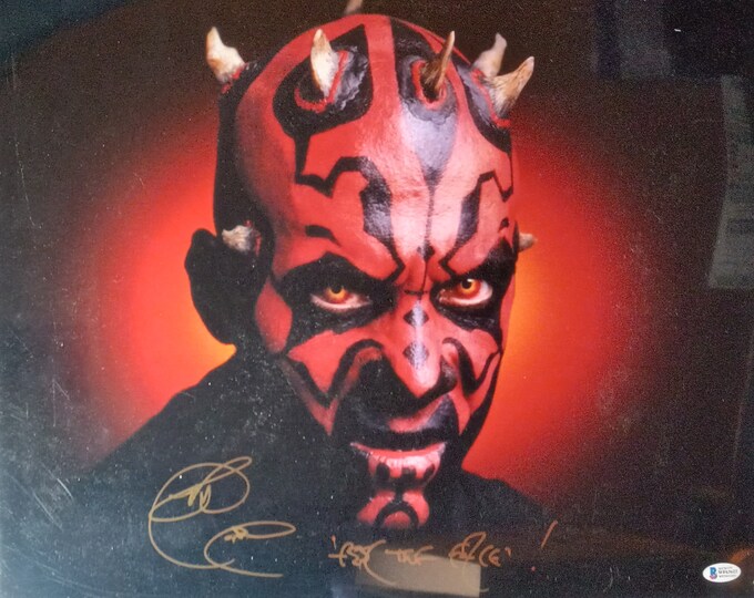 Ray Park 16x20 Authentic Signed Photo W/ Beckett Authentication - Star Wars - Darth Maul