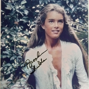 Brooke Shields 8.5x11 Authentic Signed Photo W/ 3rd Party Authentication - The Blue Lagoon