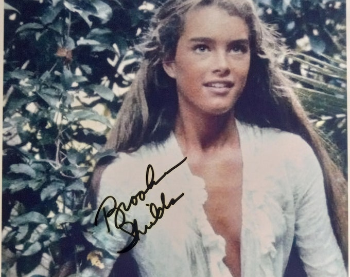 Brooke Shields 8.5x11 Authentic Signed Photo W/ 3rd Party Authentication - The Blue Lagoon