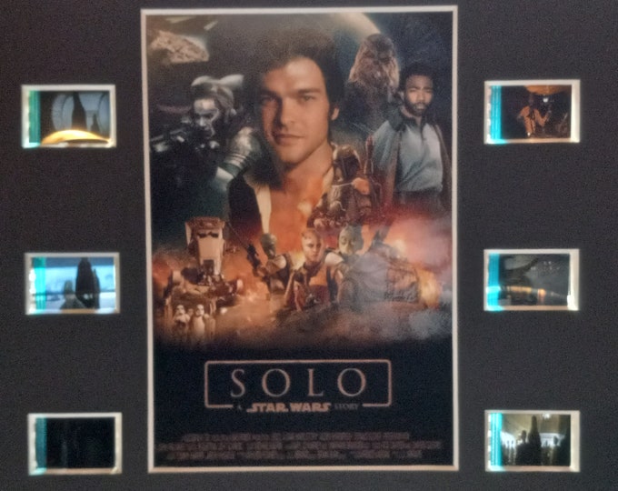 Solo 8x10 Original Frame Ready Film Cell Display - A Star Wars Story