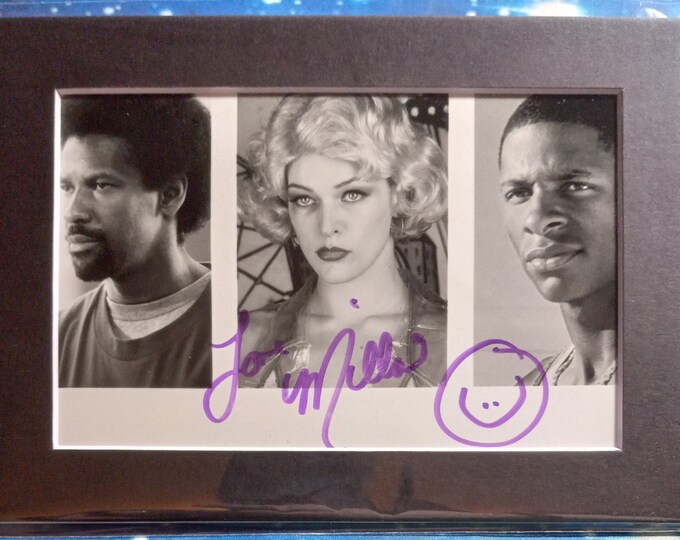 Milla Jovovich 4x6 Authentic Signed Photo With A Frame Ready 5x7 Matting + 3rd Party Authentication