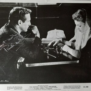 Paul Newman Authentic Signed 8x10 Photo W/ LOA - (d.2008) - The Hustler