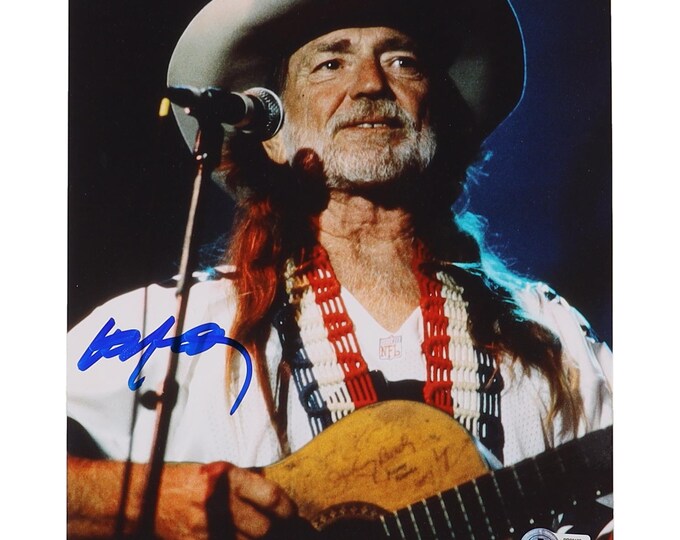 Willie Nelson Authentic Signed 8x10 Photo W/ Beckett BAS Authentication - Country Music Icon