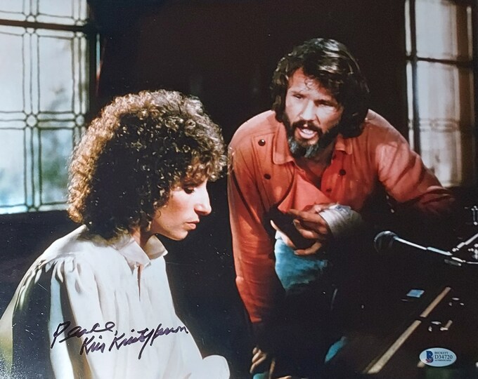 Kris Kristofferson 11x14 Authentic Signed Photo W/ Beckett COA - A Star Is Born