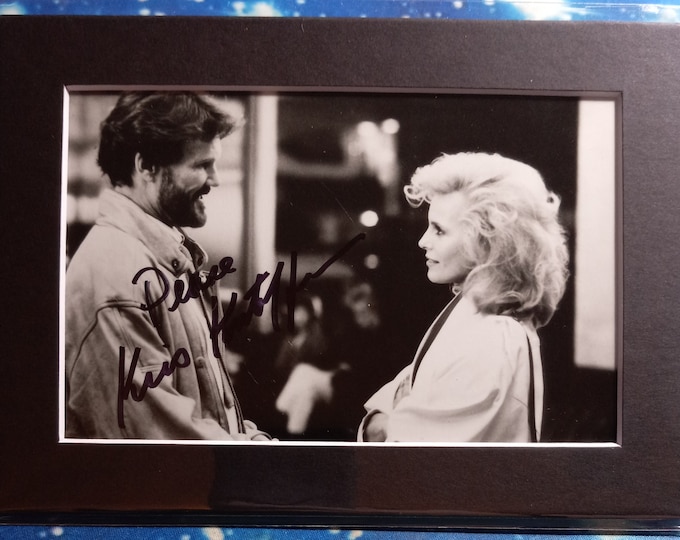 Kris Kristofferson 4x6 Authentic Signed Photo With A Frame Ready 5x7 Matting + 3rd Party Authentication