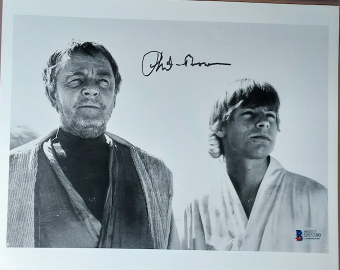Phil Brown Authentic Signed 8x10 Photo W/ Beckett COA - Uncle Owen - Star Wars