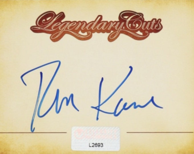 Tom Kane Authentic Signed Index Card W/ Beckett Authentication - Yoda