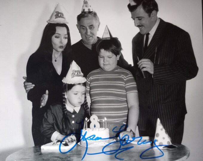 Lisa Loring Authentic Signed 8x10 Photo W/ Lighthouse COA - Wednesday Addams - The Addams Family