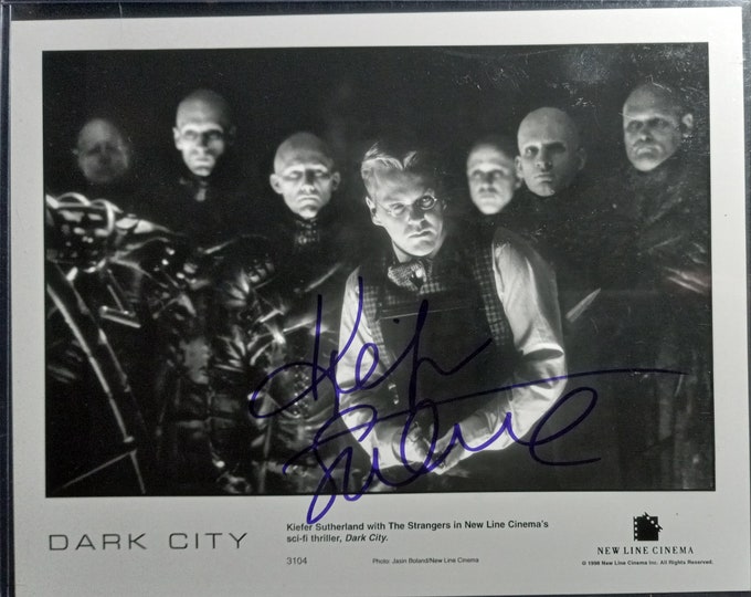 Kiefer Sutherland Authentic Signed 8x10 Photo W/ A1COA - Dark City