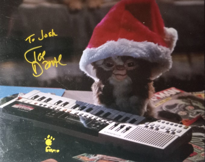 Old Captain's "To Josh" Personalized Authentic Signed 8x10 Photo W/ Lighthouse COA - Joe Dante - Gremlins