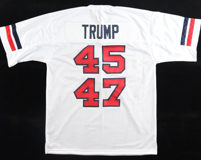 Donald Trump Unsigned Celebration Jersey USA 45th & 47 POTUS