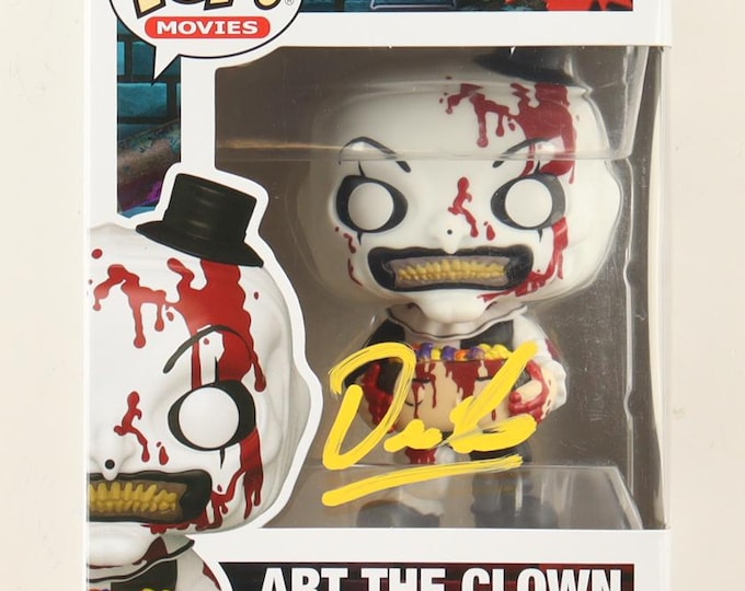 Damien Leone Signed "Terrifier 2" #1796 Art The Clown With Bike Funko Pop! Vinyl Figure W/ Beckett BAS COA