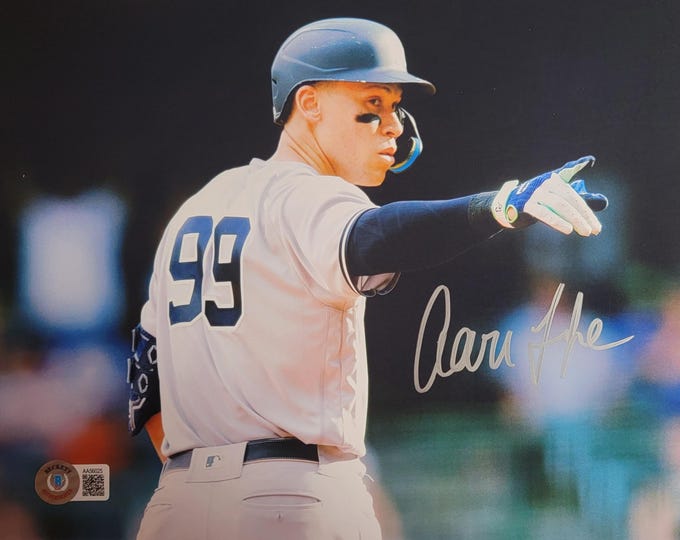 Aaron Judge Authentic Signed 8x10 Photo W/ Beckett BAS COA New York Yankees GOAT