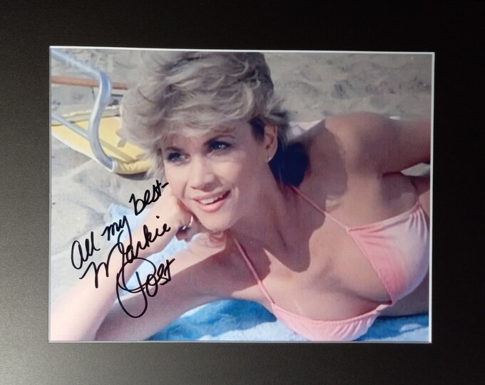 Markie Post 8.5 x 11 Authentic Signed Vintage Photo In A 11x14 Frame Ready Matting W/ 3rd party Authentication