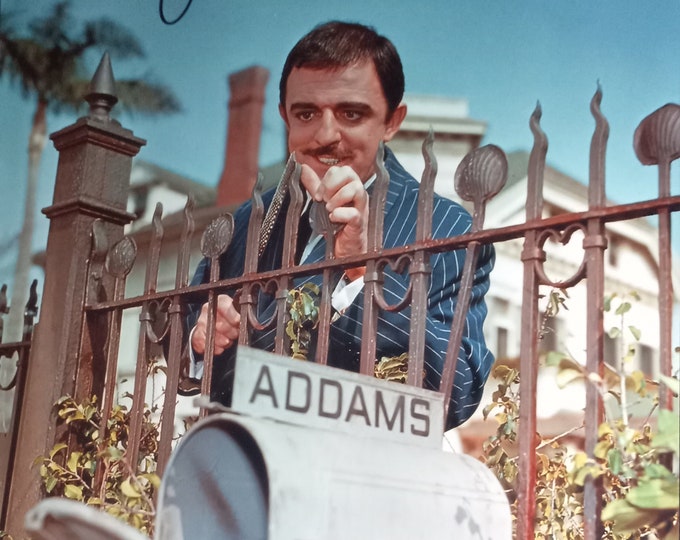 John Astin Authentic Signed 8x10 Photo W/ Lighthouse COA - Private Signing 06/2003 - Addams Family - Batman - Evil Roy Slade - Frighteners