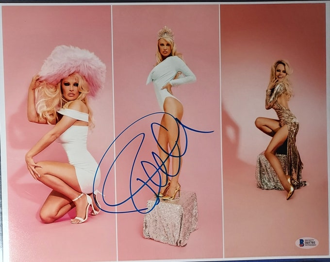 Pamela Anderson 11x14 Authentic Signed Photo W/ Beckett COA - Baywatch VIP