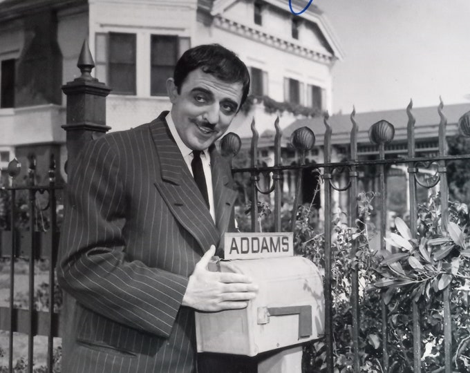 John Astin Authentic Signed 8x10 Photo W/ Lighthouse COA - Private Signing 06/2003 - Addams Family - Batman - Evil Roy Slade - Frighteners