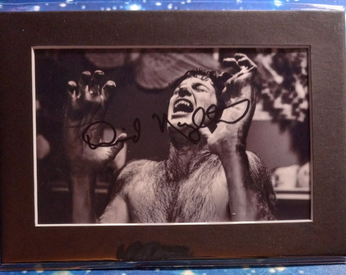 David Naughton 4x6 Authentic Signed Photo With A Frame Ready 5x7 Matting + Lighthouse Authentication