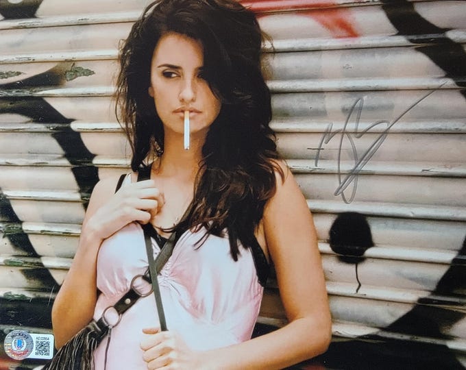 Penelope Cruz Authentic Signed 8x10 Photo W/ Beckett BAS COA