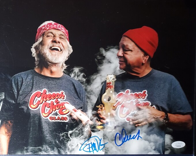 Cheech & Chong 11x14 Authentic Dual Signed Photo W/ JSA COA