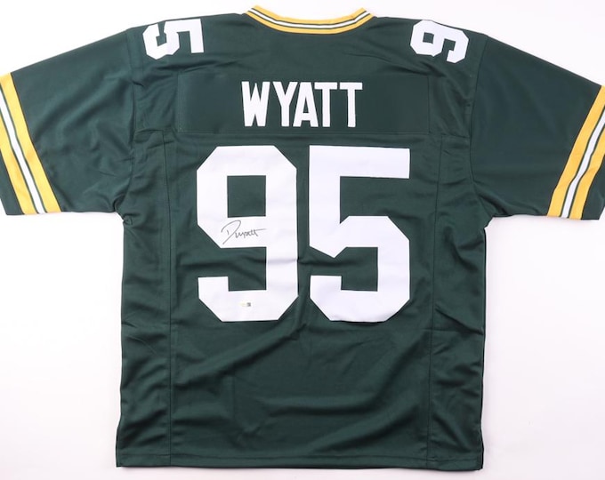 Devonte Wyatt Authentic Signed Jersey W/ JSA COA Green Bay #95