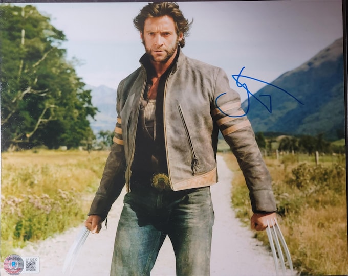 Hugh Jackman Authentic Signed 8x10 Photo W/ Beckett BAS COA X-Men Wolverine