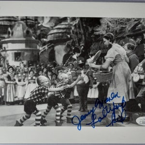 Jerry Maren 8x10 Authentic Signed Photo W/ JSA COA - Wizard Of Oz Lollipop Kid