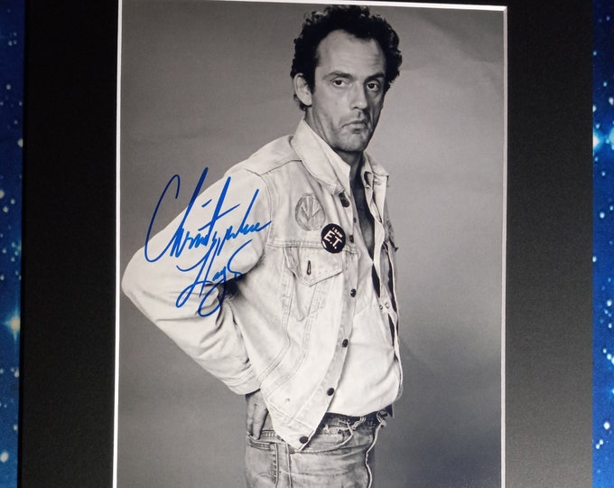 Christopher Lloyd Signed 8x10 Photo W/ Custom 11x14 Frame Ready Matting + 3rd party Authentication  Back To The Future