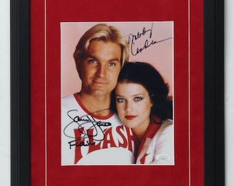 Sam J. Jones & Melody Anderson Signed "Flash Gordon" 14x18 Custom Framed Photo Display Inscribed "Flash" (JSA Hologram)