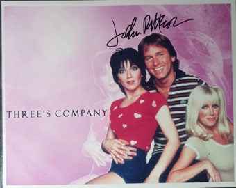 Foto auténtica firmada de John Ritter de 8 x 10 con A1COA - Jack - Three's Company - (m. 2003)