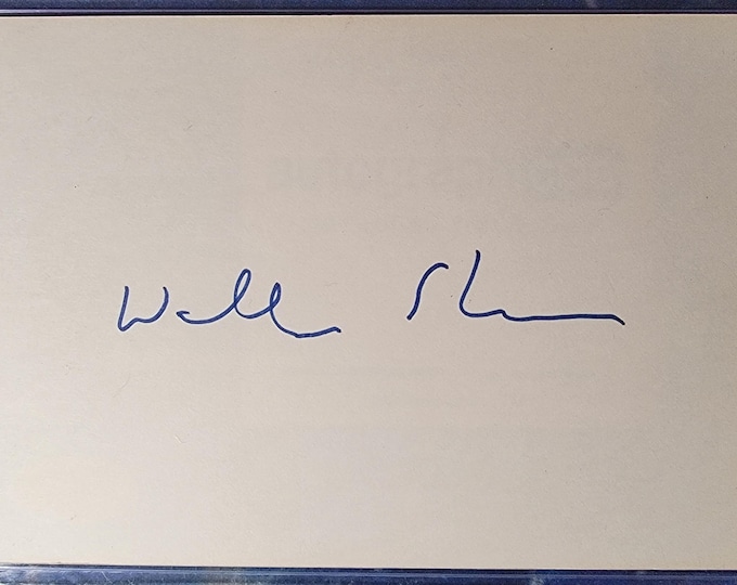Wallace Shawn Authentic Signed Index Card W/ ACOA The Princess Bride