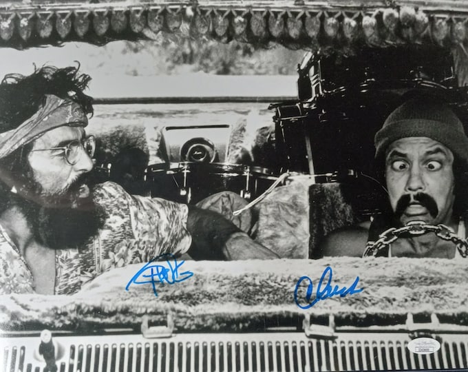 Cheech & Chong 11x14 Authentic Signed Photo W/ JSA Sticker