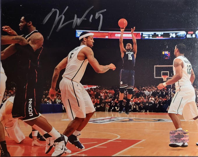 Kemba Walker Authentic Signed 8x10 Photo W/ Wilder Side Of Sports COA